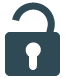 icon of an unlocked lock